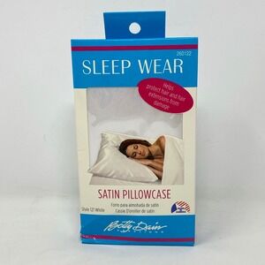 Vtg Betty Dain Creations Satin Pillow Case Style 121 Deadstock Made in USA